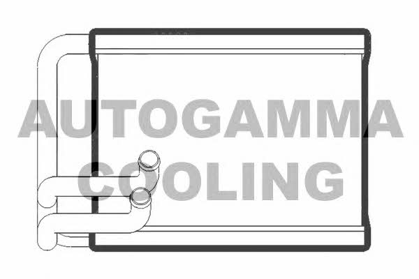 Autogamma 105280 Heat exchanger, interior heating 105280