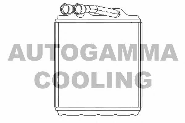 Autogamma 105282 Heat exchanger, interior heating 105282