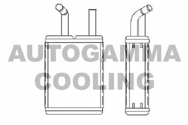 Autogamma 105284 Heat exchanger, interior heating 105284