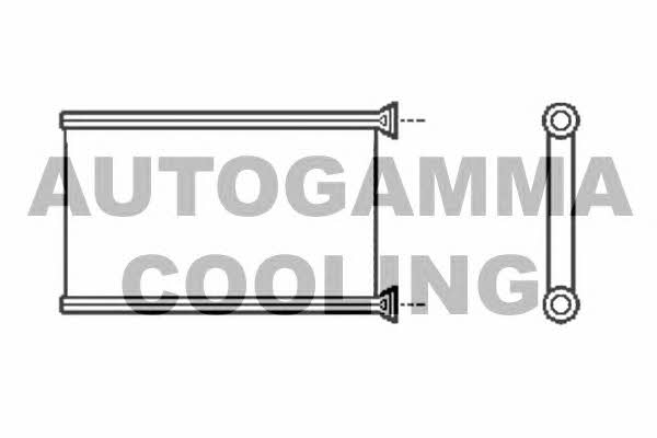 Autogamma 105303 Heat exchanger, interior heating 105303