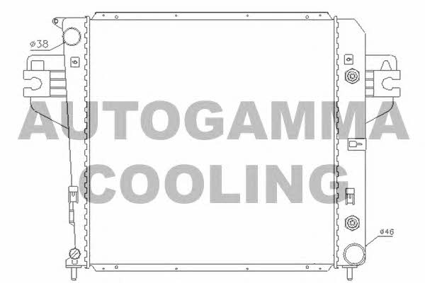 Autogamma 105307 Radiator, engine cooling 105307