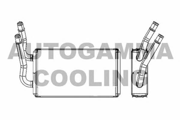 Autogamma 105326 Heat exchanger, interior heating 105326