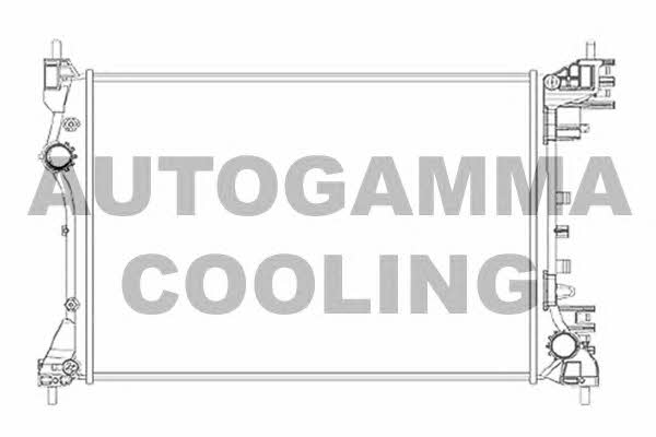 Autogamma 105365 Radiator, engine cooling 105365