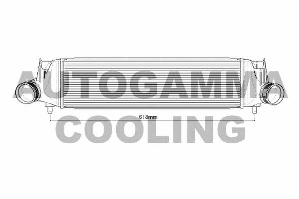 Autogamma 105369 Intercooler, charger 105369