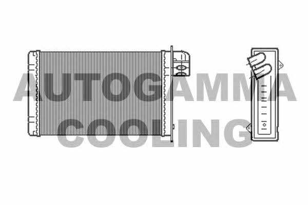 Autogamma 105383 Heat exchanger, interior heating 105383