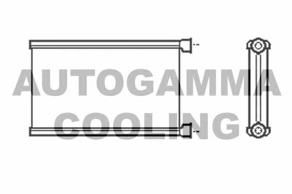 Autogamma 105390 Heat exchanger, interior heating 105390