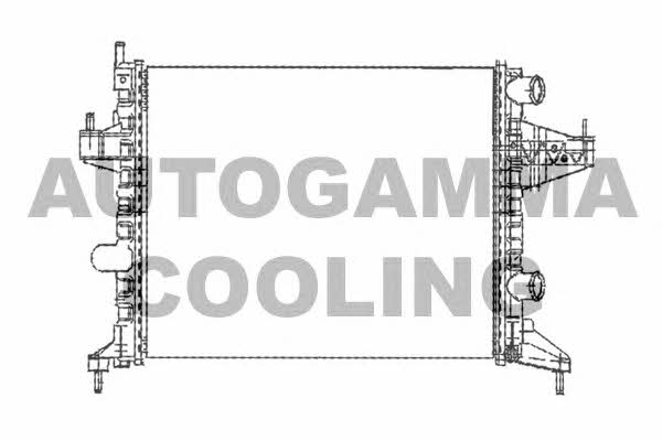 Autogamma 102847 Radiator, engine cooling 102847
