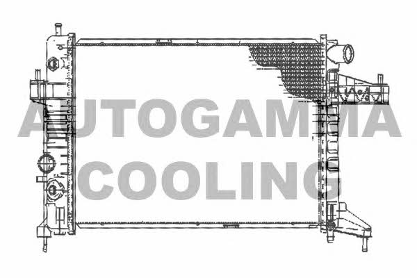 Autogamma 102850 Radiator, engine cooling 102850