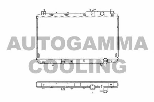 Autogamma 102853 Radiator, engine cooling 102853