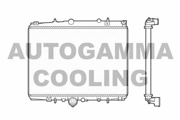 Autogamma 102858 Radiator, engine cooling 102858