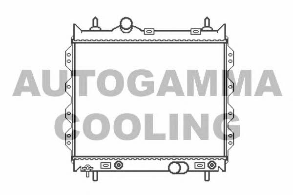 Autogamma 102861 Radiator, engine cooling 102861