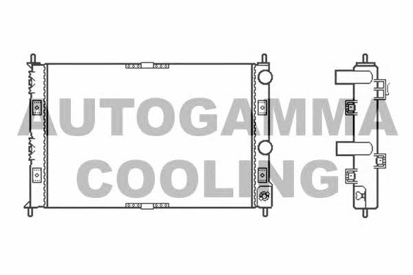 Autogamma 102863 Radiator, engine cooling 102863