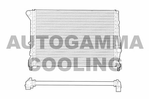 Autogamma 102884 Radiator, engine cooling 102884