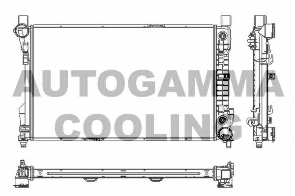Autogamma 102918 Radiator, engine cooling 102918