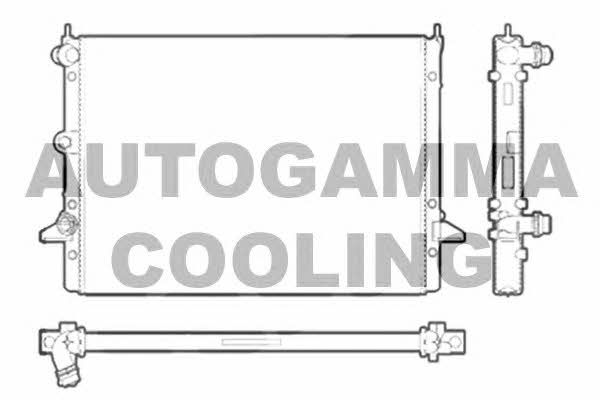 Autogamma 102952 Radiator, engine cooling 102952