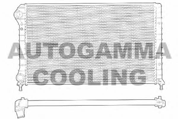 Autogamma 102962 Radiator, engine cooling 102962