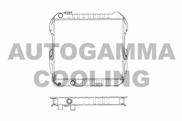 Autogamma 102967 Radiator, engine cooling 102967