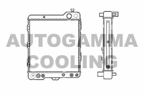 Autogamma 103026 Radiator, engine cooling 103026
