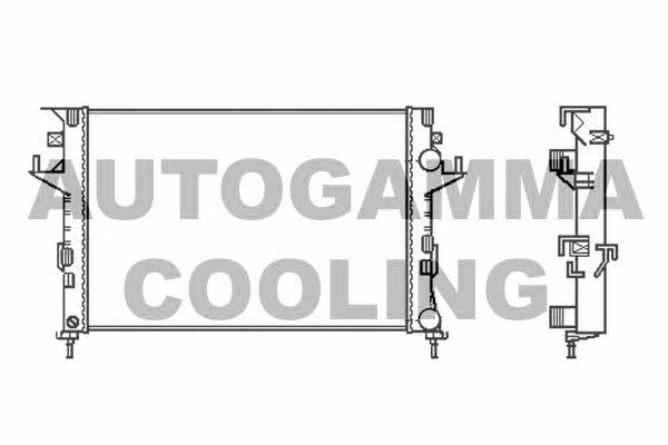 Autogamma 103031 Radiator, engine cooling 103031