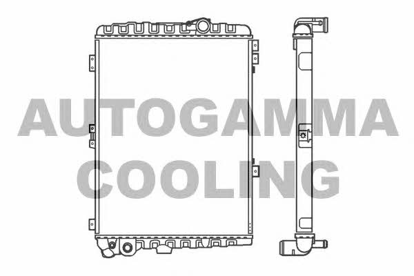 Autogamma 103036 Radiator, engine cooling 103036
