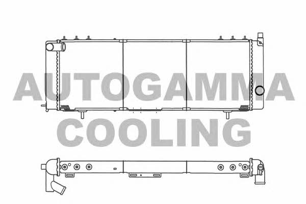 Autogamma 103039 Radiator, engine cooling 103039