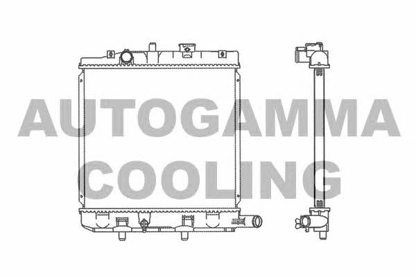 Autogamma 103062 Radiator, engine cooling 103062