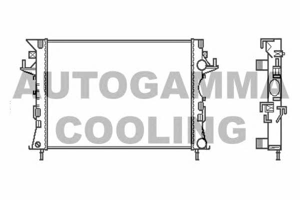 Autogamma 103114 Radiator, engine cooling 103114
