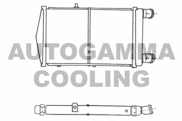 Autogamma 105392 Radiator, engine cooling 105392