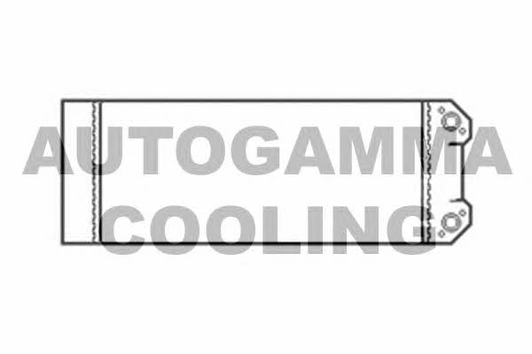 Autogamma 105393 Heat exchanger, interior heating 105393