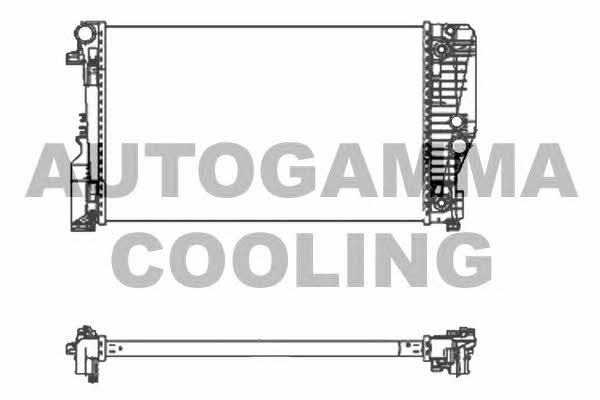 Autogamma 105405 Radiator, engine cooling 105405