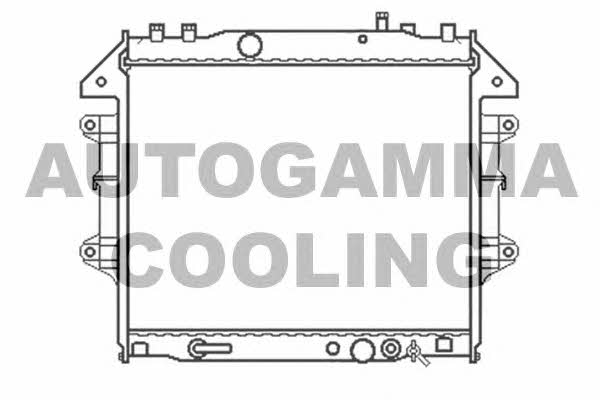Autogamma 105417 Radiator, engine cooling 105417