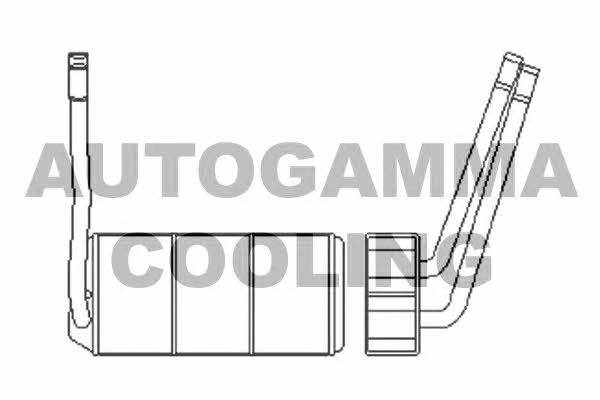 Autogamma 105419 Heat exchanger, interior heating 105419
