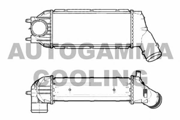 Autogamma 105426 Intercooler, charger 105426