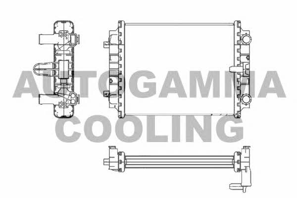 Autogamma 105433 Radiator, engine cooling 105433