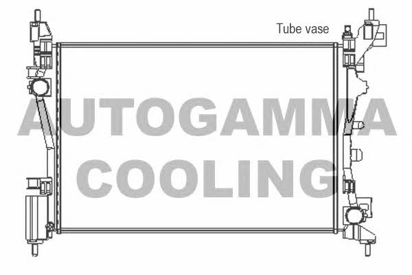 Autogamma 105439 Radiator, engine cooling 105439