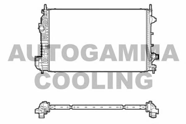 Autogamma 105449 Radiator, engine cooling 105449