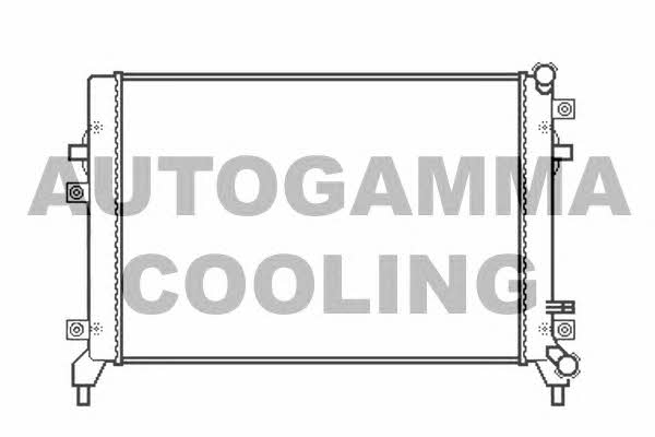 Autogamma 105452 Radiator, engine cooling 105452