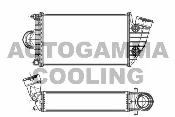 Autogamma 105454 Intercooler, charger 105454