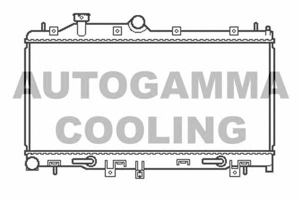 Autogamma 105492 Radiator, engine cooling 105492