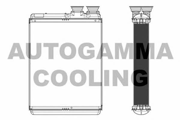 Autogamma 105515 Heat exchanger, interior heating 105515