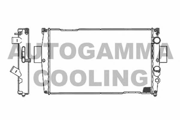 Autogamma 105521 Radiator, engine cooling 105521
