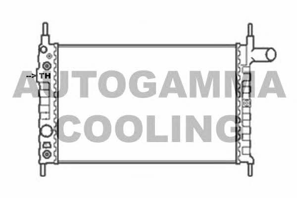 Autogamma 105527 Radiator, engine cooling 105527