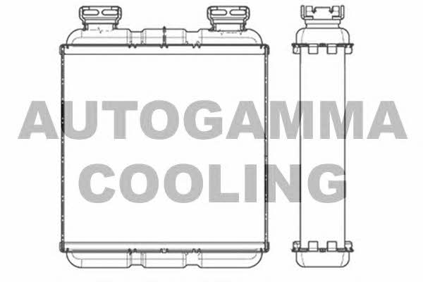 Autogamma 105535 Heat exchanger, interior heating 105535