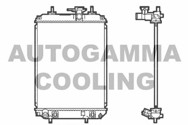 Autogamma 105562 Radiator, engine cooling 105562