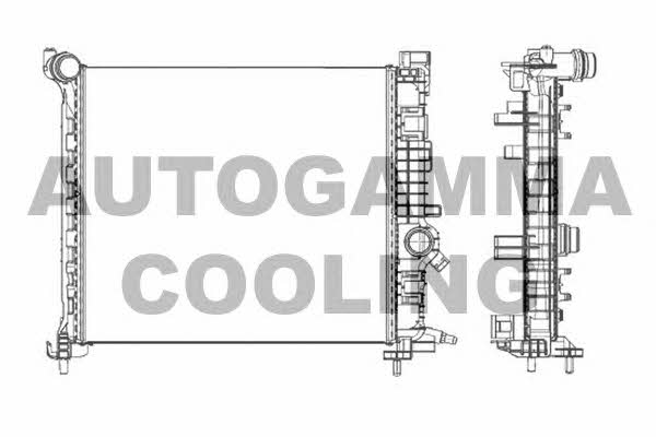 Autogamma 105621 Radiator, engine cooling 105621