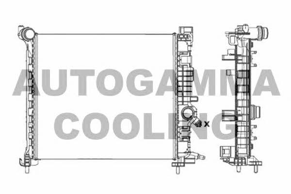 Autogamma 105622 Radiator, engine cooling 105622