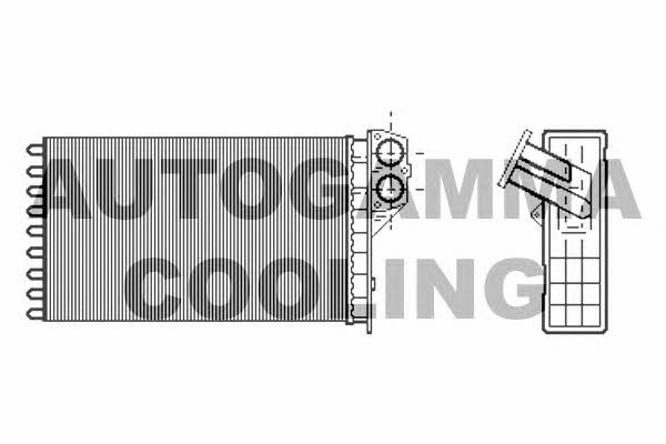Autogamma 103121 Heat exchanger, interior heating 103121