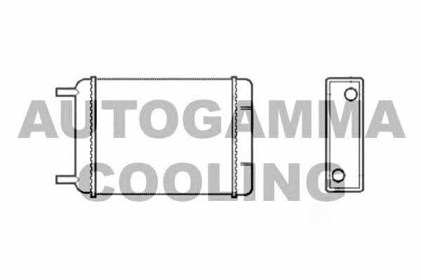 Autogamma 103128 Heat exchanger, interior heating 103128