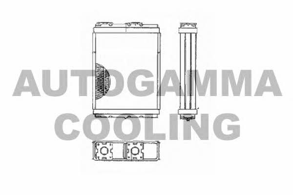 Autogamma 103145 Heat exchanger, interior heating 103145