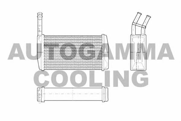 Autogamma 103149 Heat exchanger, interior heating 103149